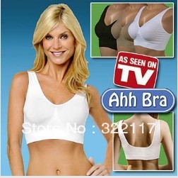 Free shipping 3pcs/lot Sexy Bra Slimming Ahh Bra As seen on TV Seamless Leisure Genie Bra - No Box