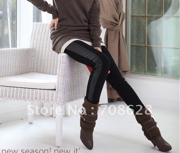 Free Shipping,3pcs/lot,wholesale ladies leggings,leather leggings,women leggings,extra heavy,380g/pc
