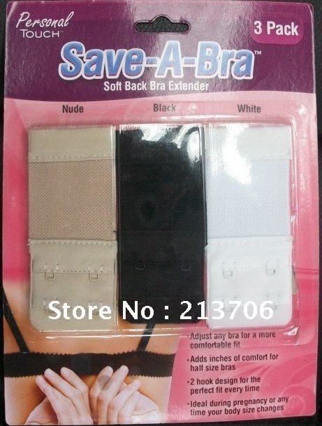 Free shipping! 3pcs/pack save-a-bra,personal touch Bra Extender As Seen On TV Adjust any bra,20packs/lot