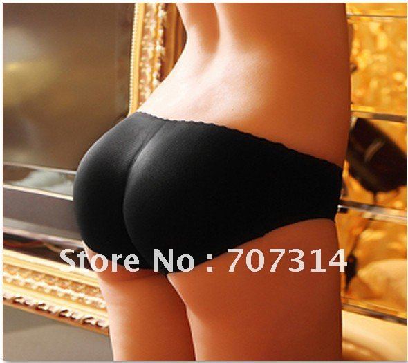 FREE SHIPPING 3PCS Seamless Bottoms Up underwear with Breathable hole bottom pad panty buttock up panty Body Shaping Underwear