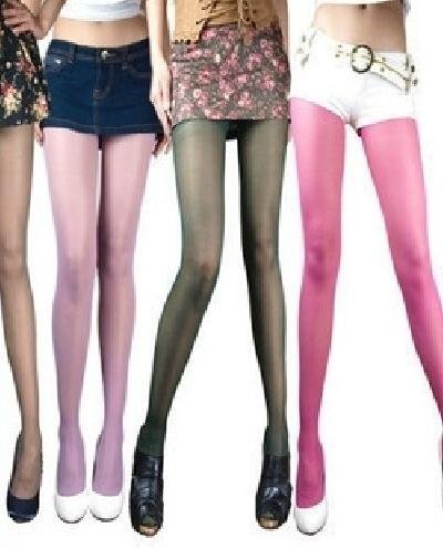 Free shipping 4 pcs/lot High-quality summer Fashion cold Leggings Slim ultra-thin Tights  Pantyhose Women Stockings 4  Colors