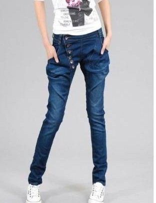 Free Shipping, 401 times . high waist jeans skinny pants slim pencil pants personality jeans