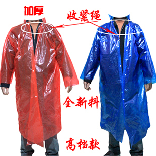 Free shipping 48 disposable thickening Burberry transparent adult poncho portable raincoat ride poncho