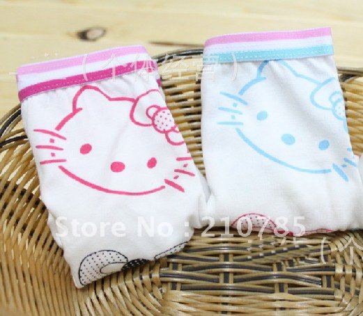 Free Shipping 48pcs/lot pattern 100% cotton girl underwear child briefs & boxer shorts lowest price!