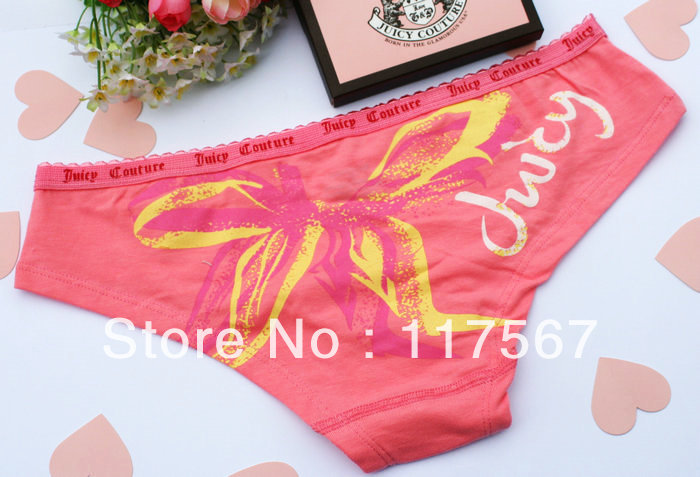Free shipping 4pcs/Lot Cotton Ladies Panties with Letters Woman's Underware 17 Options