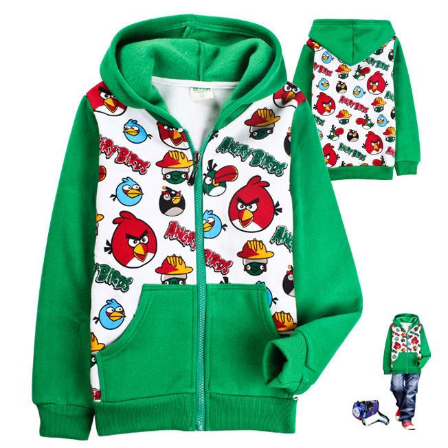 Free Shipping 4pcs/lot kids cartoon outfit/coat/Sweatshirts, baby hoodie clothing wholesale warm jacket for girls