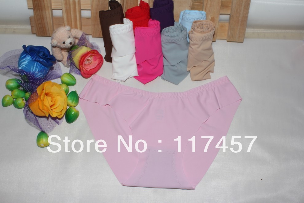 Free Shipping 4PCS/Lot   women's sexy underwears Low waist sexyg thongs panties for women underpants One-piece Seamless
