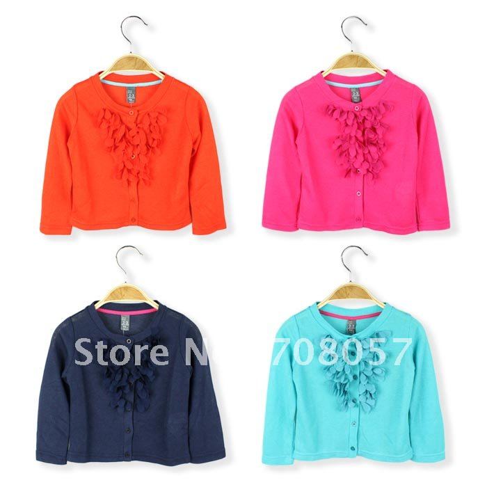 Free shipping   5 pcs/lot +4color ZRA   fashion   kids clothes,lovely children coat, girls  jacket  hot  wholesell