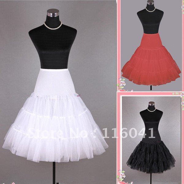 Free shipping 50's petticoat spandex waist vintage underskrit wedding dress slip