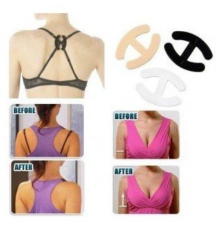 Free Shipping 500 packs/lot(9 pieces in one package) Perfect Adjust Bra Strap Clip Cleavage Control Strap Perfect