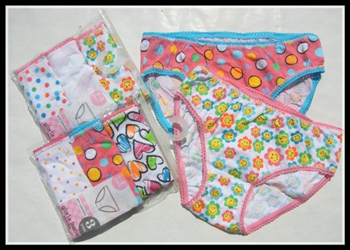 Free Shipping 50pcs/Lot European Famous Brand Stock Cartoon Children Panties Mix-Wholesaler 100% Cotton Underwear 121012#8