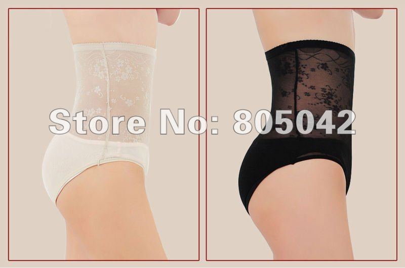 Free shipping (50pcs/lot) High waist slimming underpant  shaping panty women underwear tight abdomen