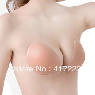 Free Shipping!5pair Sexy Invisible Self-Adhesive Strapless Silicone Breast Form Enhancer Bra Size ABCD Cup