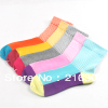 Free Shipping 5pairs/set female cotton summer knee-high gift box set