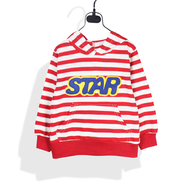 Free shipping! 5pcs 2013 children's  clothing stripe 100% cotton sweatshirt baby t-shirt baby hoodies