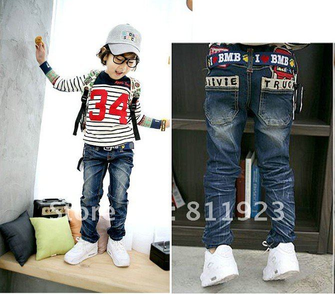 free shipping 5pcs/lot 2012 Korean version Autumn NEW! boy pants/ Children pants /kids jeans/ children clothing /baby pants