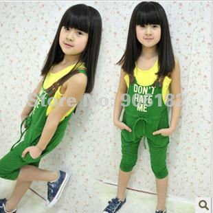 Free Shipping 5pcs/lot, 3 Colors Toddler Girls' Overall, Suspender Pants, Trousers with Braces, Girls' Clothing