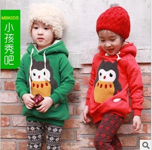 Free shipping 5pcs/lot Children's hoodies long sleeve casual hooded coat, Girl's cotton autumn coat,Kid's outwear jacket