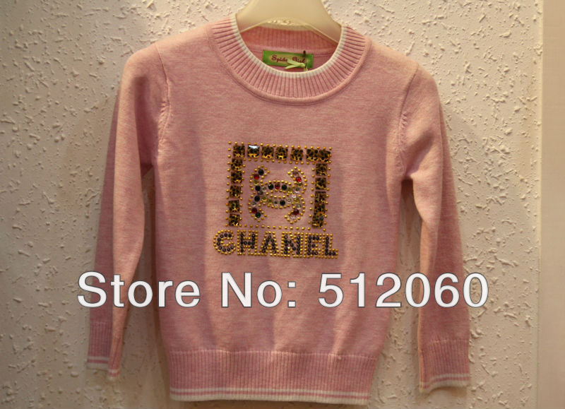 Free Shipping (5pcs/lot)! New Arrival ! Fashion long sleeve T-shirt , girls long sleeve blouse,Cotton, for Spring & Autumn