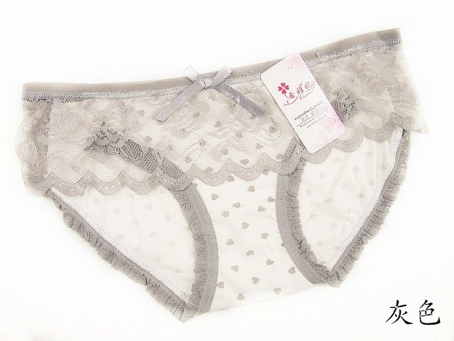free shipping 5pcs/lot sexy lace bowknot interest panties lady sexy low waist underwear lovely bowknot  appeal  briefs
