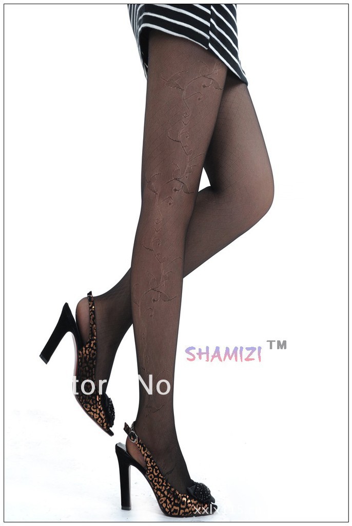 free shipping 5pieces 100% spandex Black  ultrathin  tights sexy pantyhose Retail wholesale  2071
