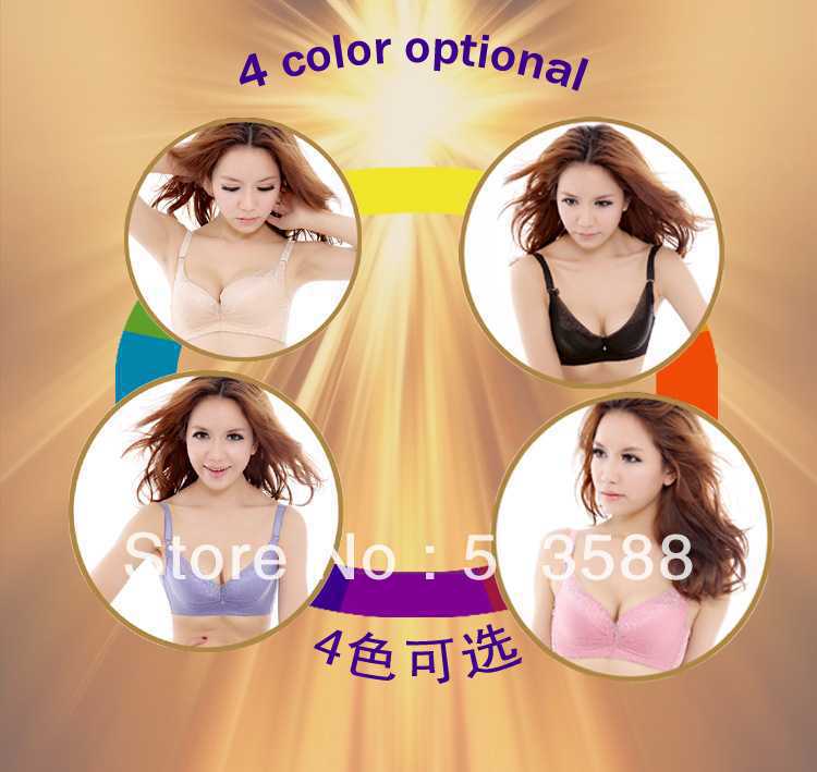 Free shipping   6053 exquisite embroidery bra underwear thin models gather