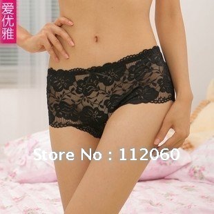 Free Shipping 60PCS/Lot Lady's Lace Sexy Underwear 10 Colors For choice