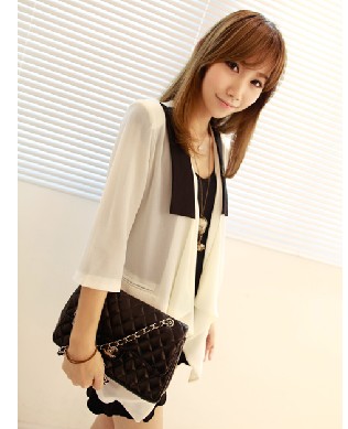 Free shipping, 6309 2013 ol chiffon trench shoulder pads sun protection clothing shirt ,12