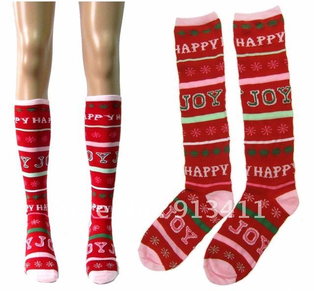 Free Shipping 6pairs/lot  Ladies fashion new  color cotton high socks