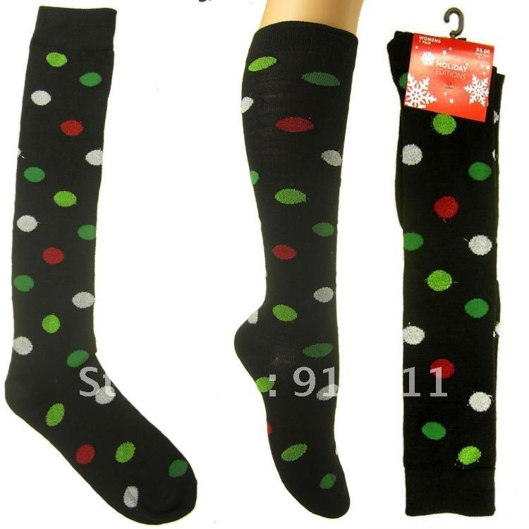 Free Shipping 6pairs/lot  Ladies fashion new  color cotton high socks