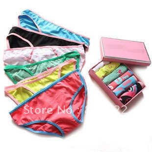 Free Shipping 6pcs/lot Women's High Quality Underwear,Lady's Fashion Panties,Underwear Women ,Cotton Underwear ,Box  EX-16