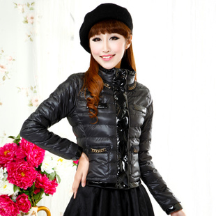 Free Shipping, 7284y01 2012 fashion brief gentlewomen chain cotton wadded jacket