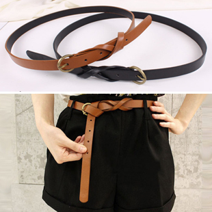 Free shipping 79030 fashion personality vintage copper 8 brief belt decoration slim leather female