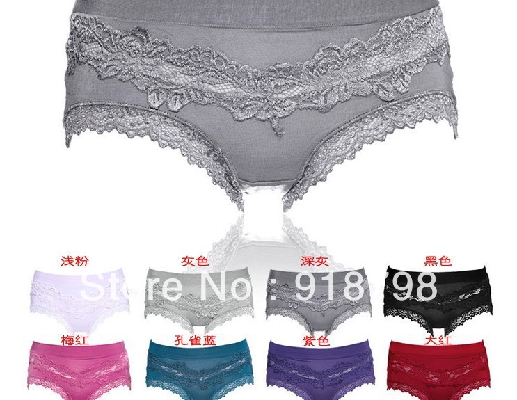 Free shipping 8 colors 4 pcs/lot   Silky seamless underwear high-end women's panties  holiday gift mix order -CF1339H