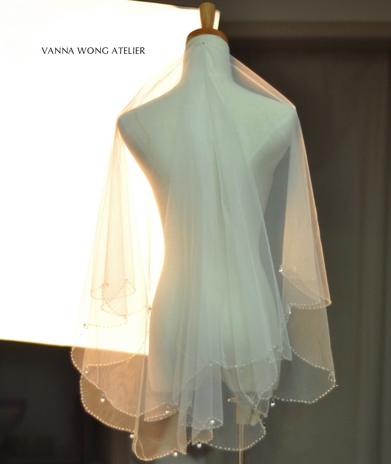 Free shipping 8 - ivory elastic soft net rhinestone elegant drop bordered bling bride wedding accessories 1.5 meters long veil