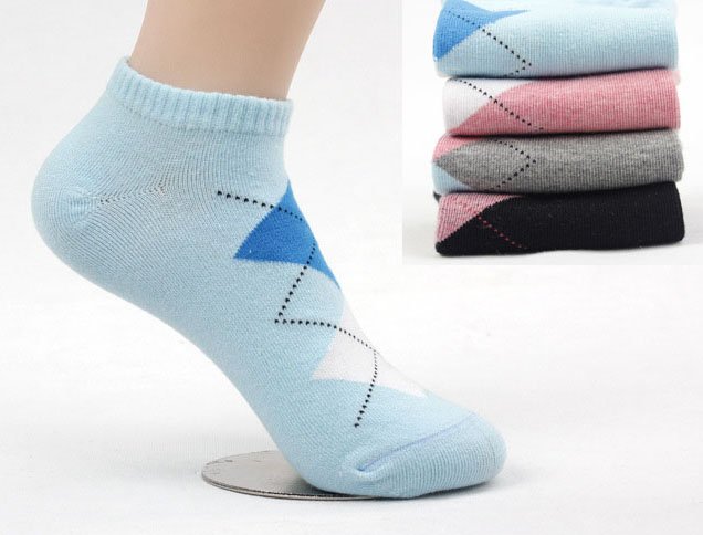 Free Shipping 8 pairs Cotton Womens Fashion Low Cut Ankle Crew Slipper Socks wholesale
