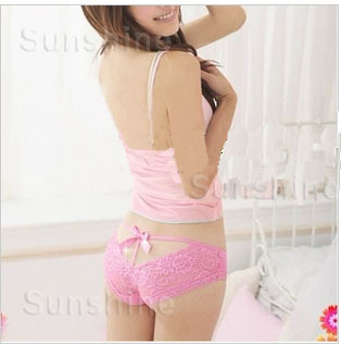 Free shipping 8pcs/lot Wholesale Sexy Underwear Princess Ladies Intimates Panties Butterfly Tie With Lace Briefs NK-005