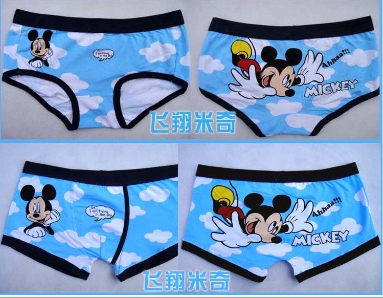 Free shipping-- 8pcs New Cotton  woman Underwear/ woman cartoon Briefs/ Boxershorts Underwear  L3