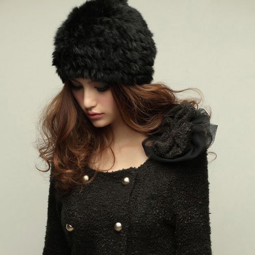 FREE SHIPPING $9.99 Rabbit hair hat leisure fur hat female winter