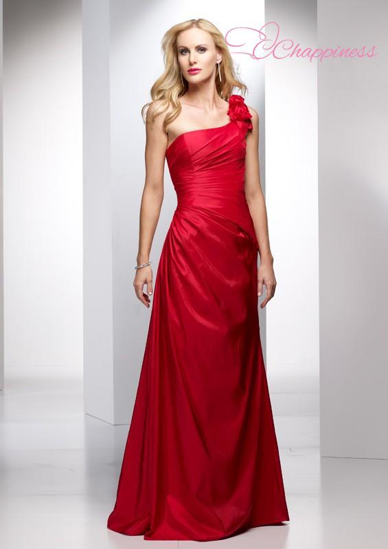 Free Shipping A Line One Shoulder Sweep Floor Length Charmeuse Flower Celebrity Evening Dress 20121108803