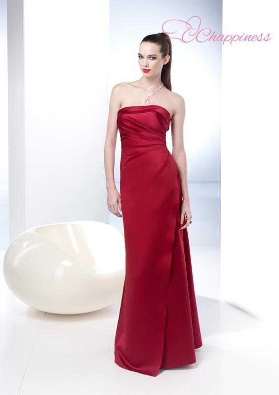 Free Shipping A Line Strapless Floor Length Charmeuse Celebrity Evening Dress 20121108794