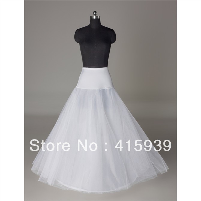 Free shipping actual picture A-line wedding underskirt petticoat crinoline pannier underdress QC008