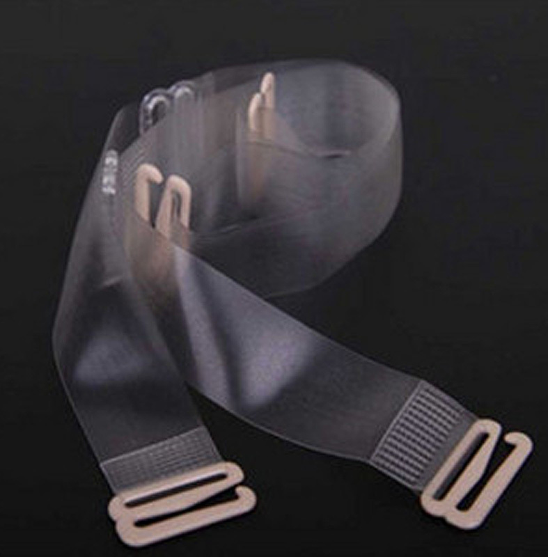free shipping Adjustable underwear bra broadened transparent shoulder strap broadened scrub invisible shoulder strap 18mm