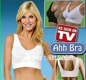 Free Shipping Ahh Bra Sexy Slimming Underwear  C12611JU  Breast Massage Seamless Microfiber Pullover Outlining Your Figure