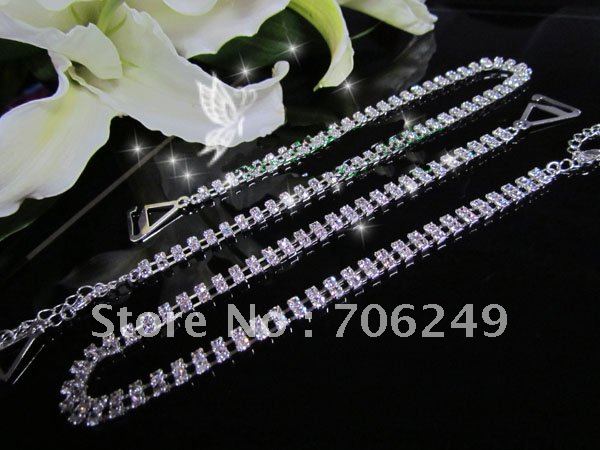 FREE SHIPPING,alloy bra straps,bling stone bra straps,crystal bra strap,rhinestone bra accessories,sliver and himetate color