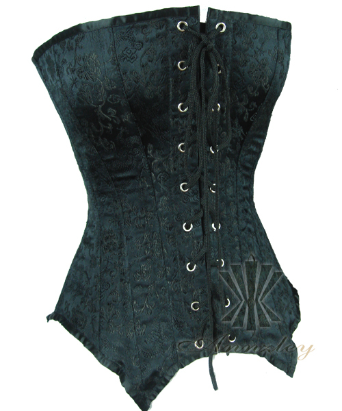 Free shipping Annzley stsrhc waist corset black full royal shapewear a360139