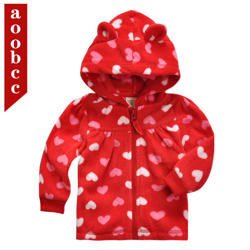 Free shipping Aoobcc baby outerwear baby autumn polar fleece fabric female 0-1 year old newborn clothes