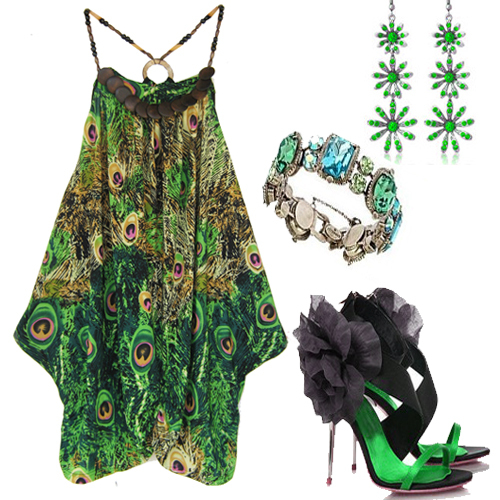 Free shipping Arowela  fashion dresses irregular beads bohemia short  women dresses plus size