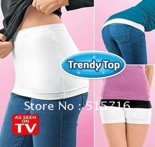 Free shipping as seen on tv ladies trendy top (120pcs/lot) black and white hip skirt