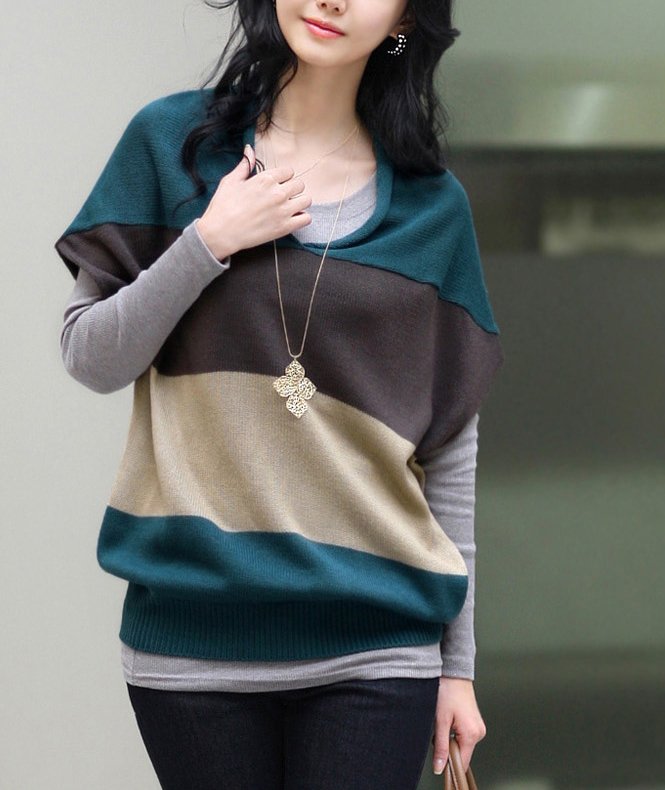 Free shipping autumn and spring new arrival 2012 spring and autumn women's sweater outerwear plus size pullover top